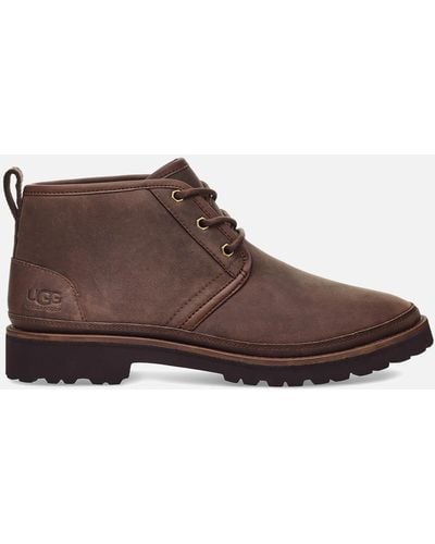 UGG Neuland Weather Waterproof Leather Desert Boots - Brown