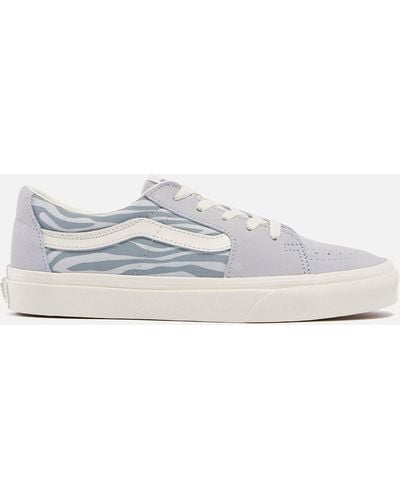 Vans Sk8-low Suede And Canvas Sneakers - White