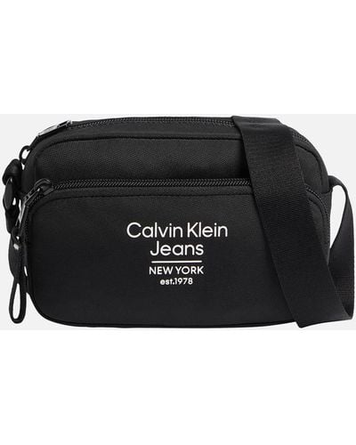 Calvin Klein Sport Essentials Logo Camera Bag - Black