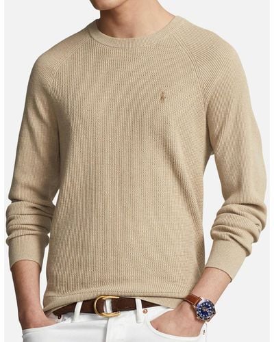 Polo Ralph Lauren Cotton-Knit Sweater - Natural