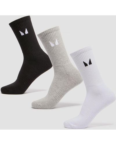 Mp Unisex Crew Socks (3 Pack) - Black