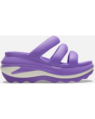 Crocs™ Mega Crush Triple Strap Croslitetm Sandals - Purple