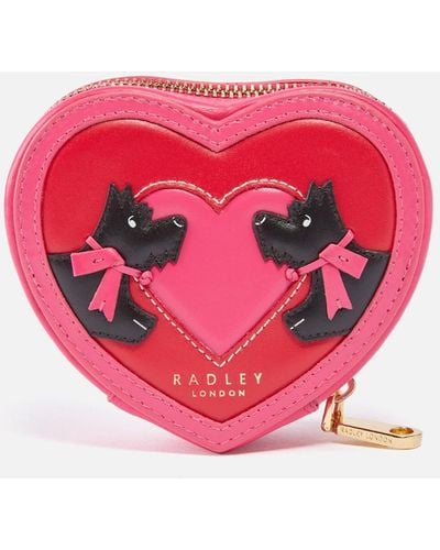 Radley Valentines Leather Coin Purse - Pink