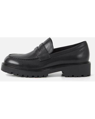 Vagabond Shoemakers Kenova Leather Loafers - Black