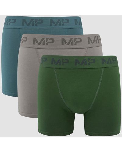 Mp Boxers (3 Pack) Carbon/smoke Blue/dark Green