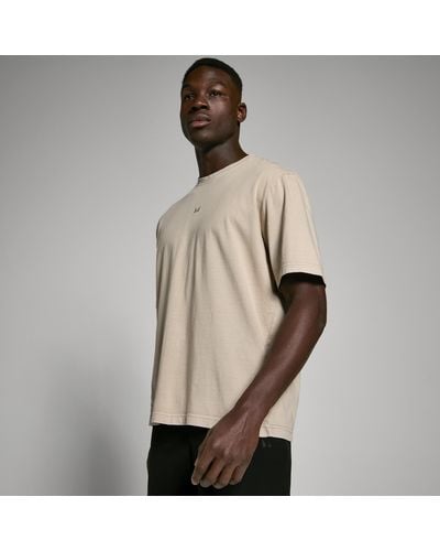 Mp Teo Oversized Washed T-shirt - Natural