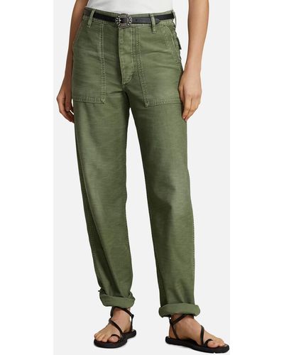 Polo Ralph Lauren Military Cotton Trousers - Grün