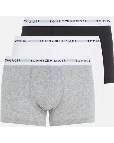 Tommy Hilfiger 3-pack Cotton-blend Trunks - Grey