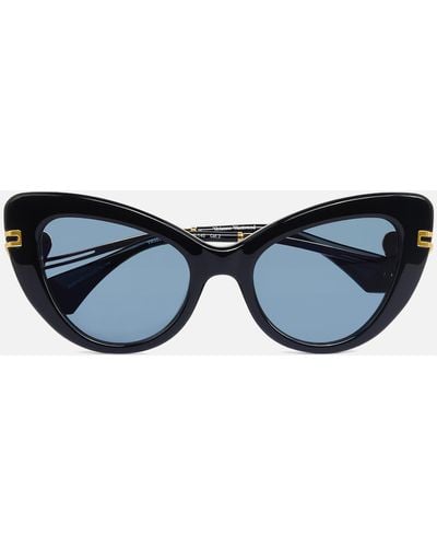 Vivienne Westwood Liza Acetate Retro Cat Eye-frame Sunglasses - Blue