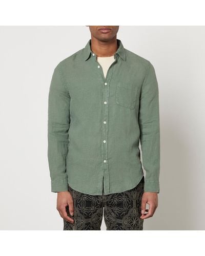 Portuguese Flannel Linen Shirt - Green