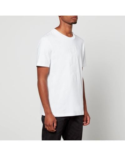 BOSS 7 Logo Detail Cotton-blend T-shirt - White