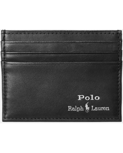 Polo Ralph Lauren Smooth Leather Card Case - Black