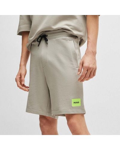 HUGO Diz222 Cotton Shorts - Green