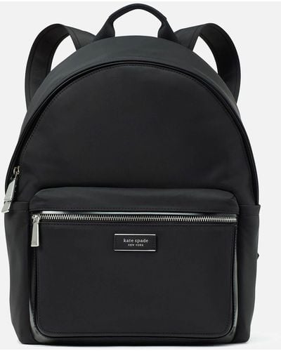 Kate Spade Sam Icon Medium Nylon Backpack - Black