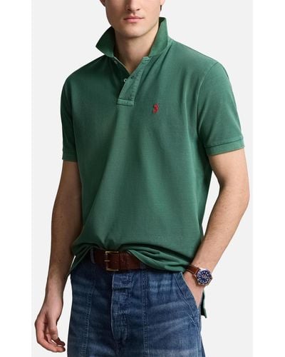 Polo Ralph Lauren Washed Cotton Polo Shirt - Green