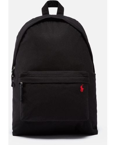 Polo Ralph Lauren Canvas Backpack - Black