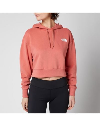 The North Face Trend Crop Hoodie - Red