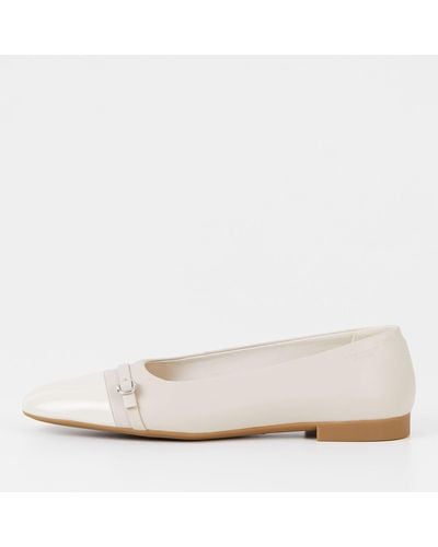 Vagabond Shoemakers Sibel Leather Ballet Flats - White
