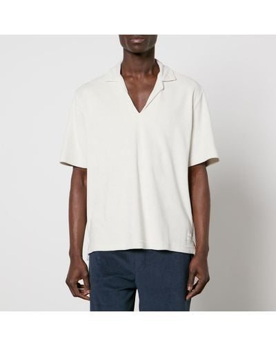 Paul Smith Ps Cotton-Blend Terry Top - White