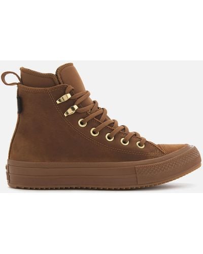 Brown Converse Boots for Women | Lyst