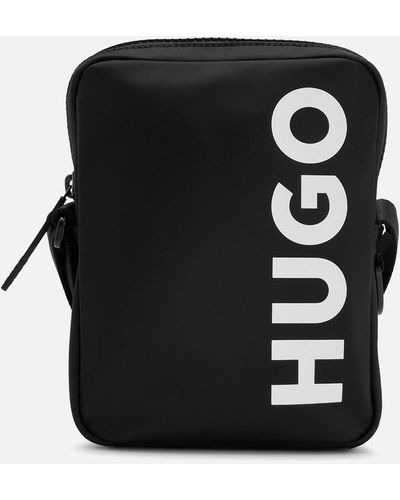 HUGO Ethon 2.0bl_ns Logo Nylon Crossbody Bag - Black