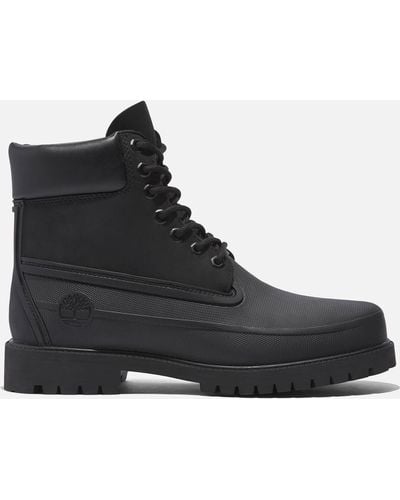 Timberland Nubuck and Leather Ankle Boots - Schwarz