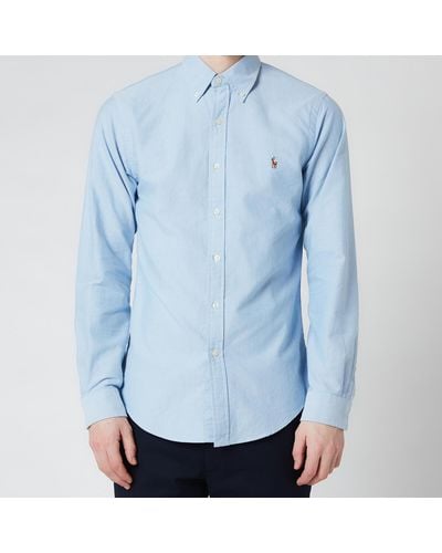Polo Ralph Lauren Slim-Fit Oxfordhemd - Blau
