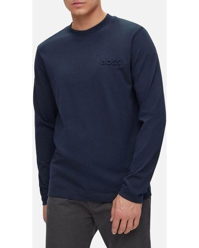 | 71% Online Long-sleeve BOSS for BOSS up | off to Men by t-shirts Lyst Sale HUGO