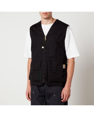 Carhartt Heston Cotton-Canvas Vest - Black