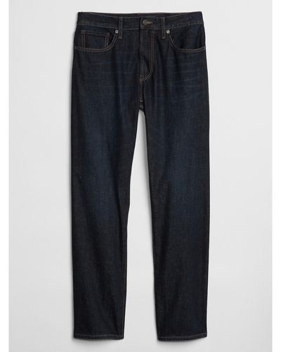 Gap Straight Jeans With Washwell - Blue