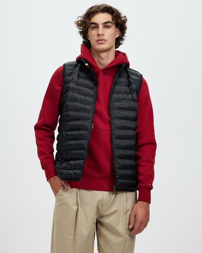 Tommy Hilfiger Packable Quilted Vest - Red