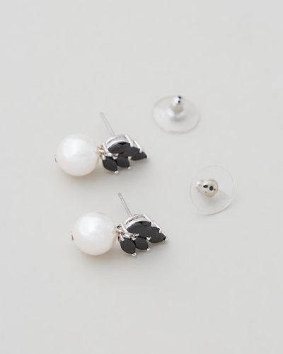 Stephanie Browne Bocheron Pearl Earrings - Metallic