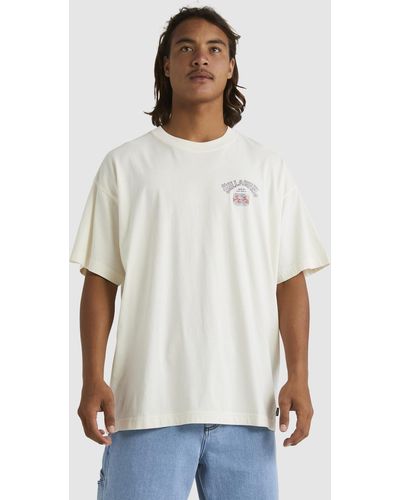Billabong Theme Arch T Shirt - White
