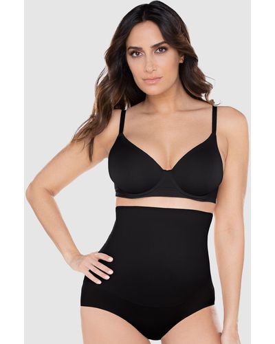 Miraclesuit Comfy Curves Firm Control Ultra High Waist Shapewear Brief - Black