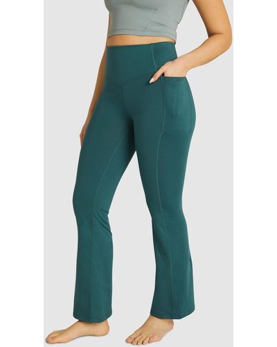 Rockwear Flared Yoga Trousers - Green