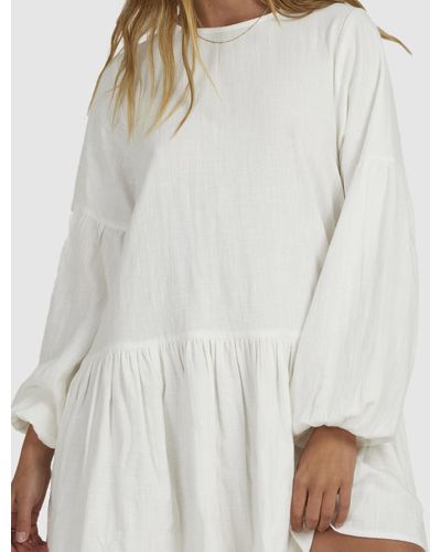 Billabong Wishes Mini Dress For Women - White