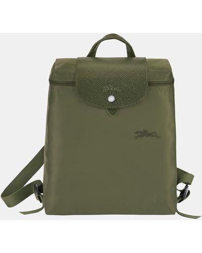 Longchamp Le Pliage Green Recycled Canvas Backpack