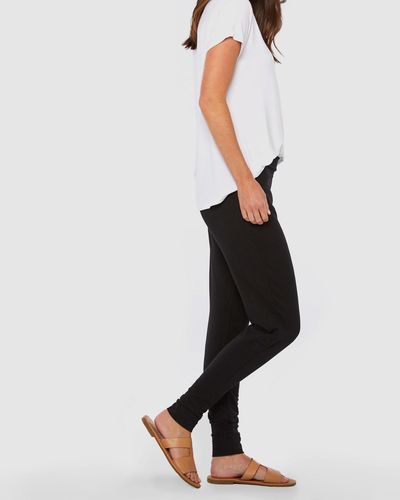 Bamboo Body Bamboo Slouch Trousers - Black