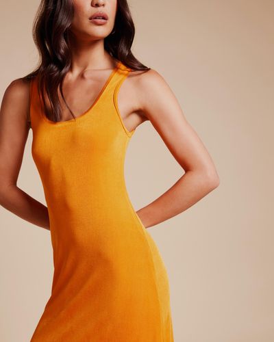 Lover Primrose Scoop Neck Maxi Dress - Orange
