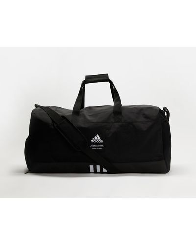 adidas Essentials Linear Duffel Bag Medium - Black | adidas Canada ...