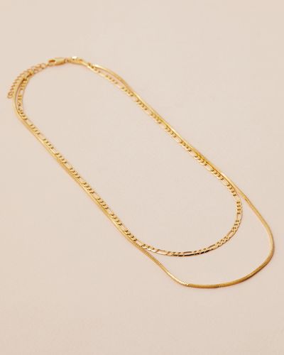 Luv Aj Cecilia Chain Necklace - Metallic