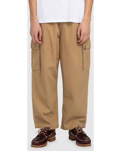Element Utility Chillin Cargo Trousers - Natural