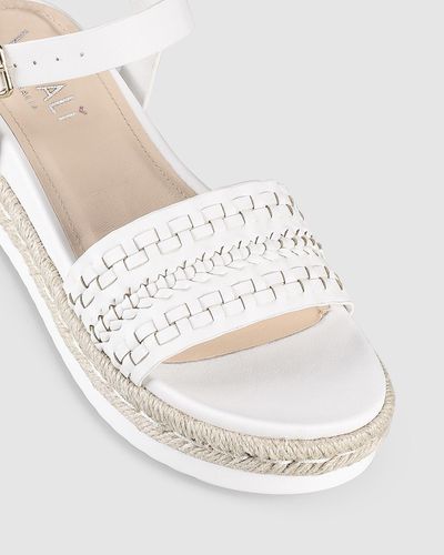 Verali Disco Footbed Sandals - White
