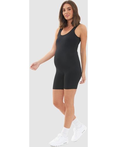 Ripe Maternity Luxe Knit Short Body Suit - Black