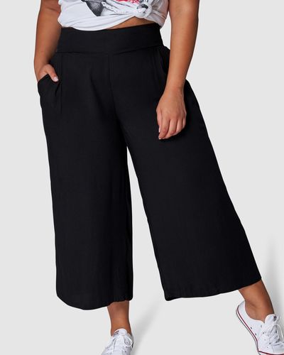 Sunday In The City Lonely Boy Wide Leg Pant - Black