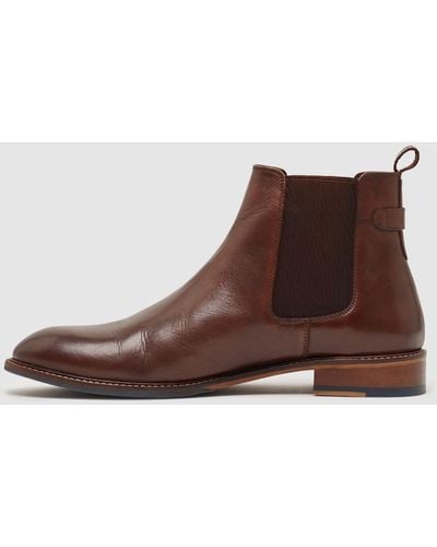 OXFORD New Silas Chelsea Boots - Brown