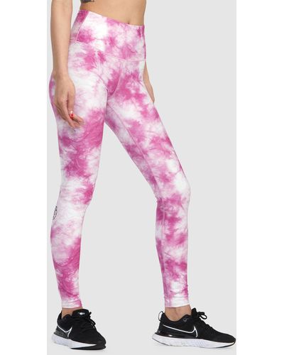 RVCA Thug Rose Essential High Waist leggings - Pink