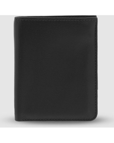 Cobb & Co Mitchell Rfid Safe Leather Wallet - Black