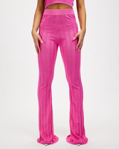 Dazie Just Like Honey Knit Trousers - Pink