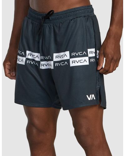 RVCA Sport Vent 16" Training Shorts - Blue